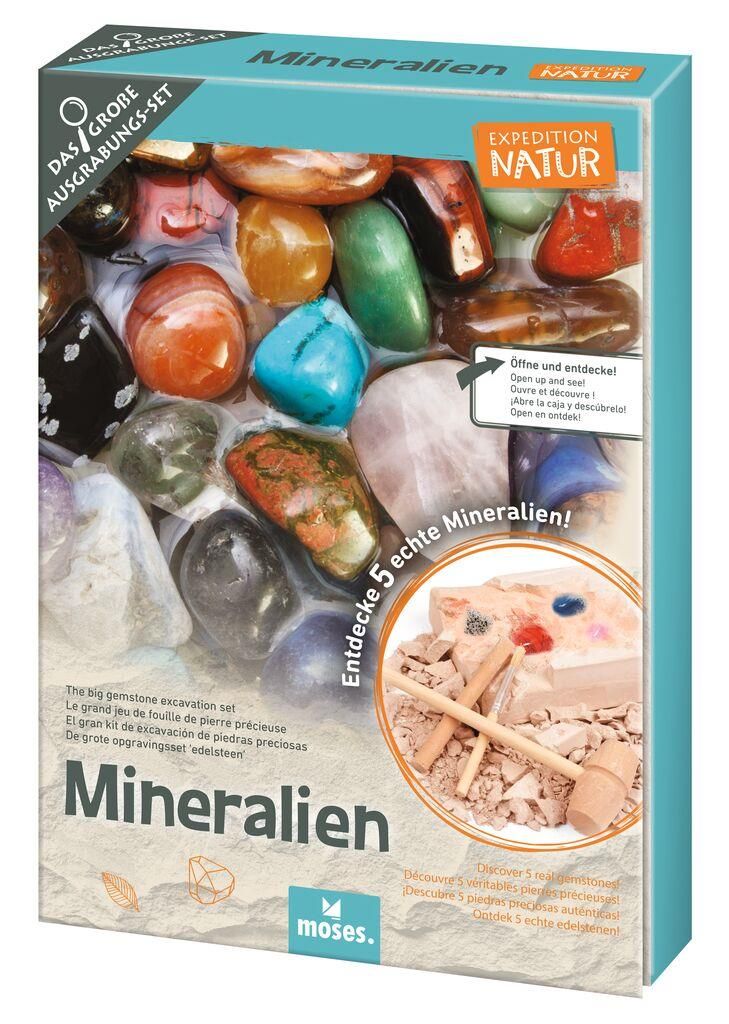 Moses verlag - Moses - Expeditie natuur uithakset - mineralen - Playlaan