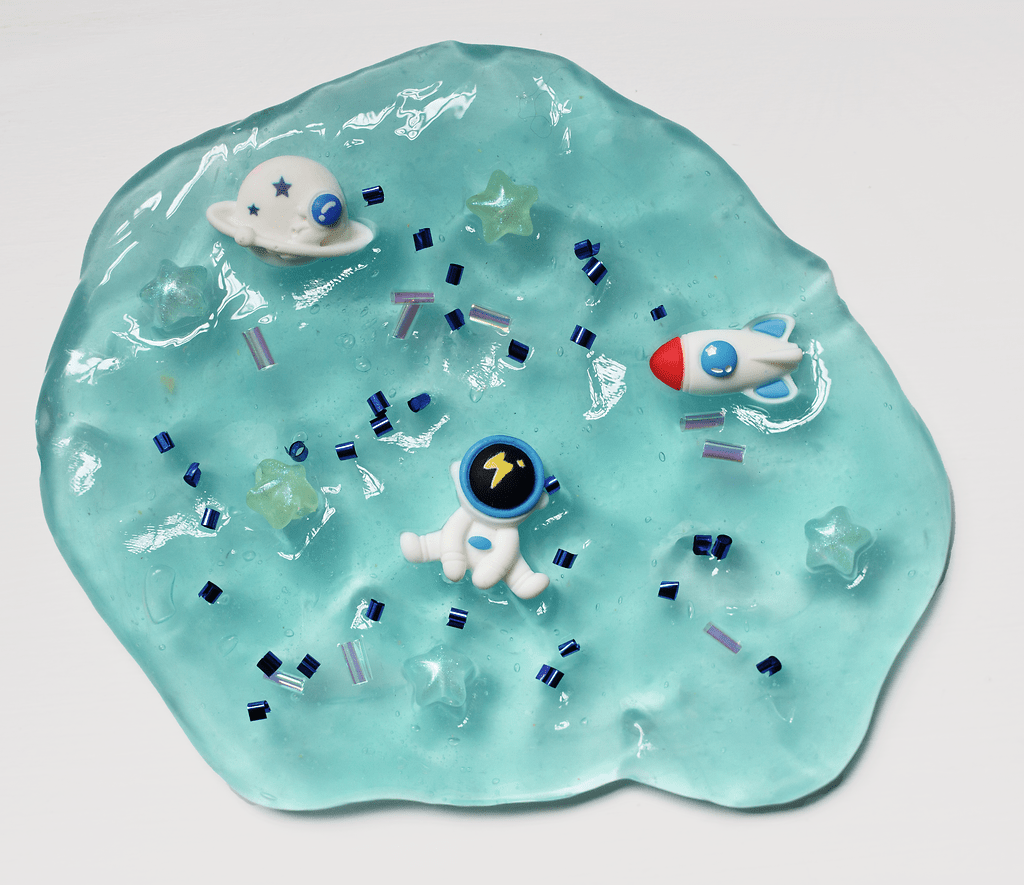 Moses verlag - Moses - Glibber klei slijm met confetti - ruimte elementen - Playlaan