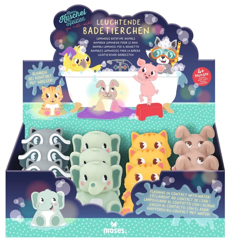 Moses verlag - Moses - Kleine knuffelhelden lichtgevende baddieren 1 st assorti - Playlaan