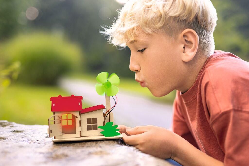 Moses verlag - Moses - PhänoMINT windmolen bouwpakket - Playlaan