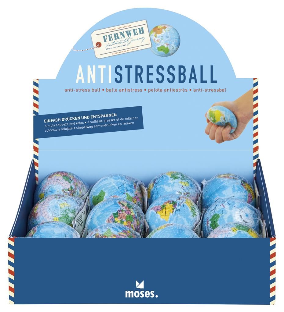 Moses verlag - Moses verlag - Anti stress bal wereldbol - Playlaan