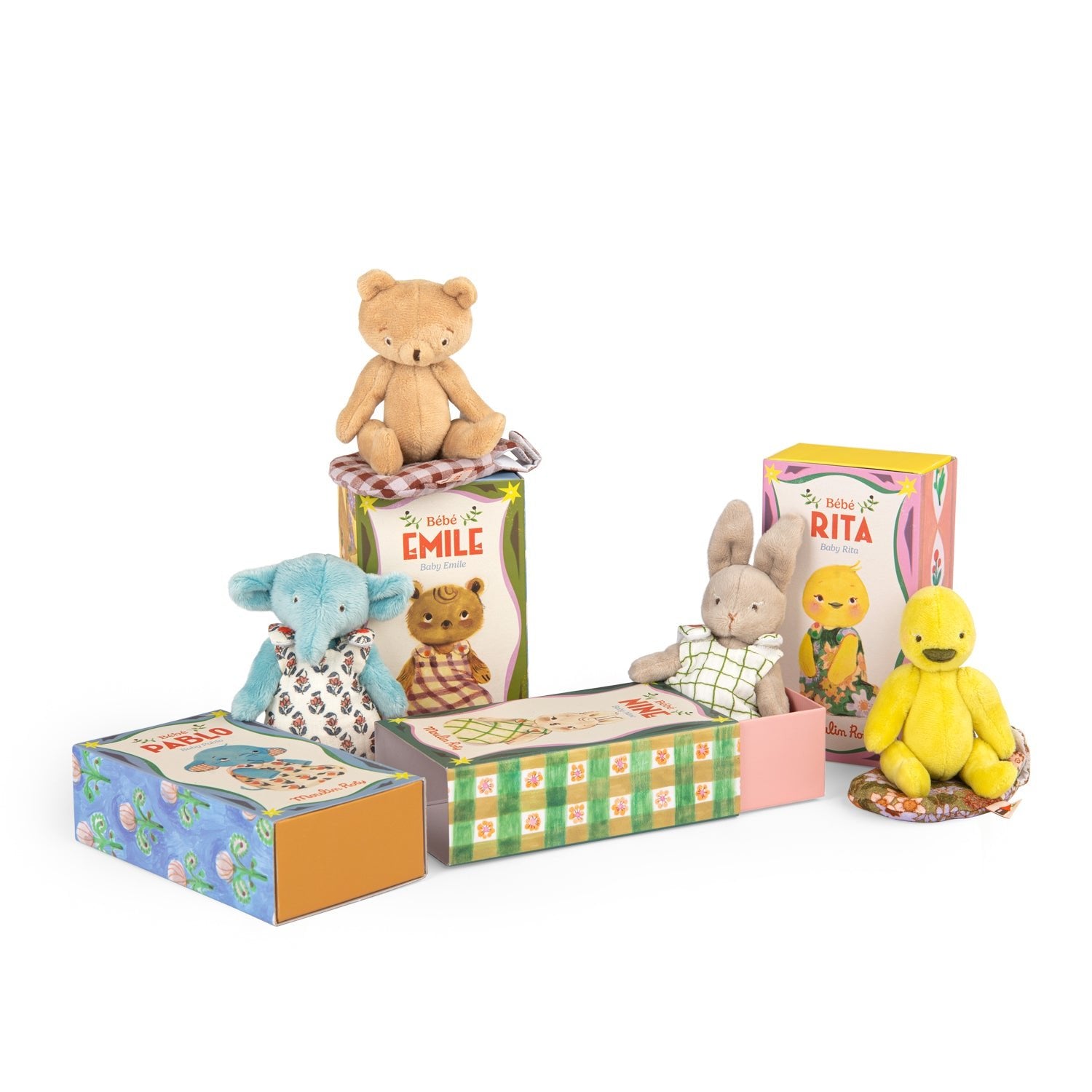 Moulin Roty - Moulin Roty - Baby Nine het konijn - Les Minouchkas - Playlaan