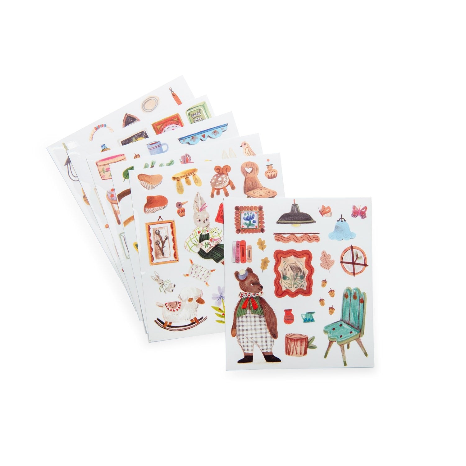 Moulin Roty - Moulin Roty - Kleurboek + 150 stickers - Les Minouchkas - Playlaan