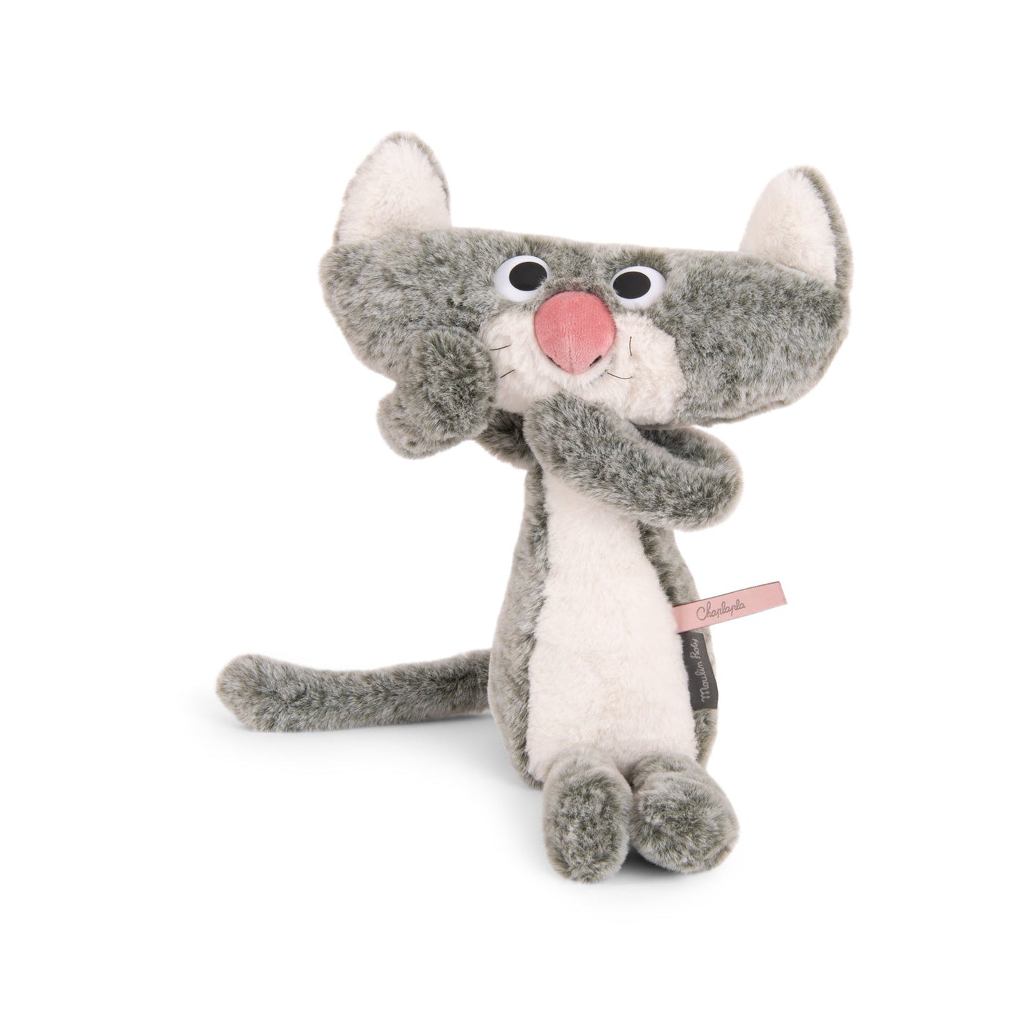Moulin Roty - Moulin Roty - Knuffel Plattekat Chaplapla - Ecole des loisirs - Playlaan