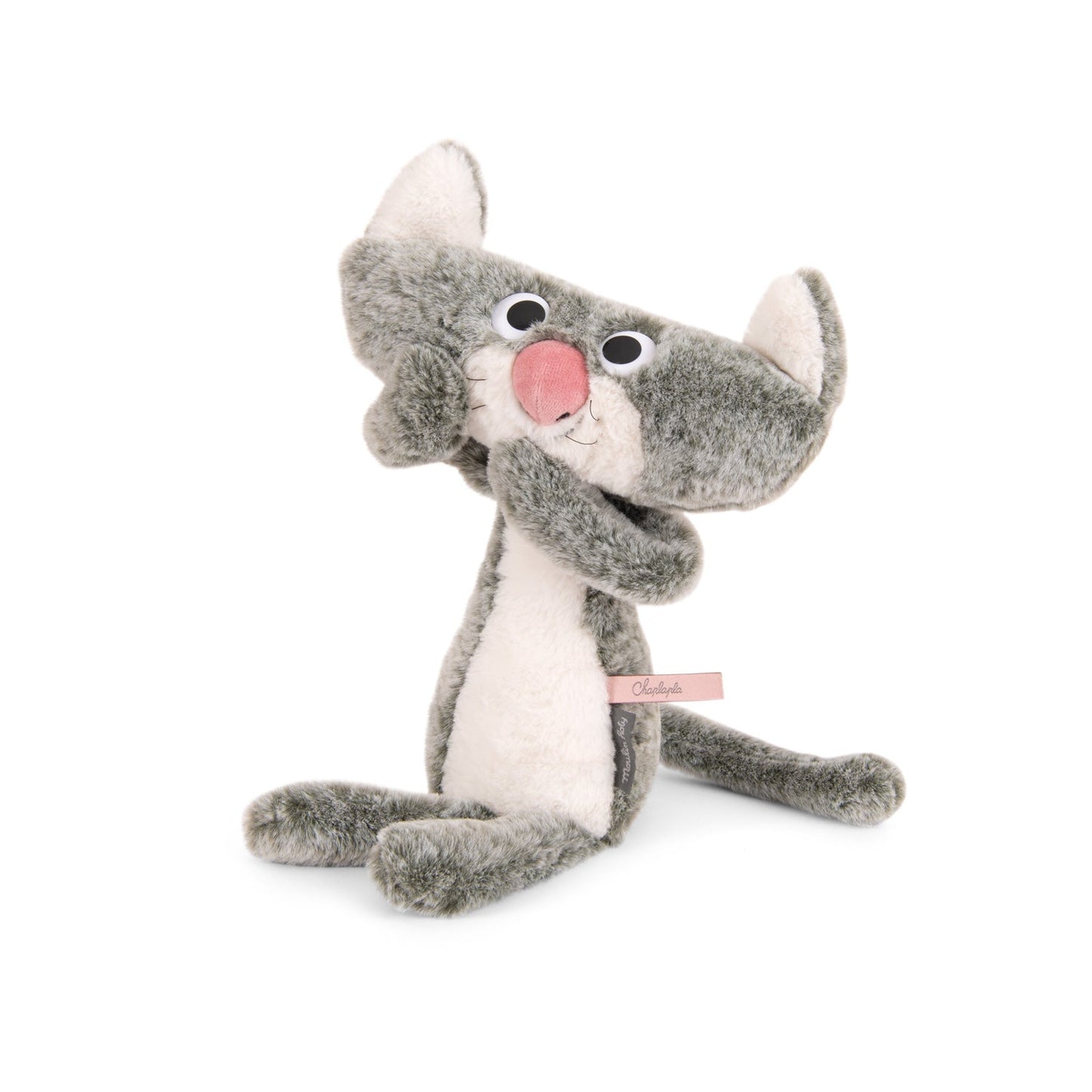 Moulin Roty - Moulin Roty - Knuffel Plattekat Chaplapla - Ecole des loisirs - Playlaan