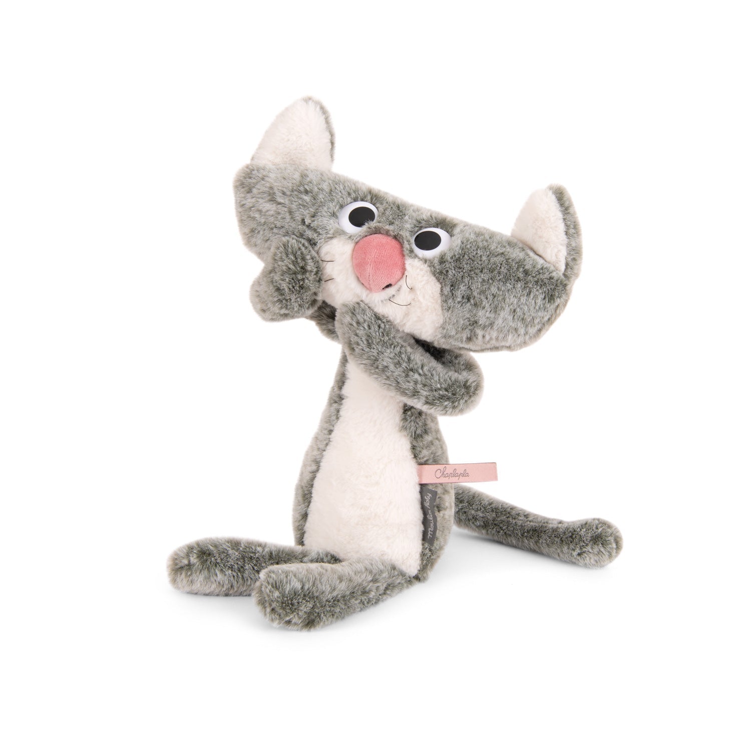 Moulin Roty - Moulin Roty - Knuffel Plattekat Chaplapla - Ecole des loisirs - Playlaan