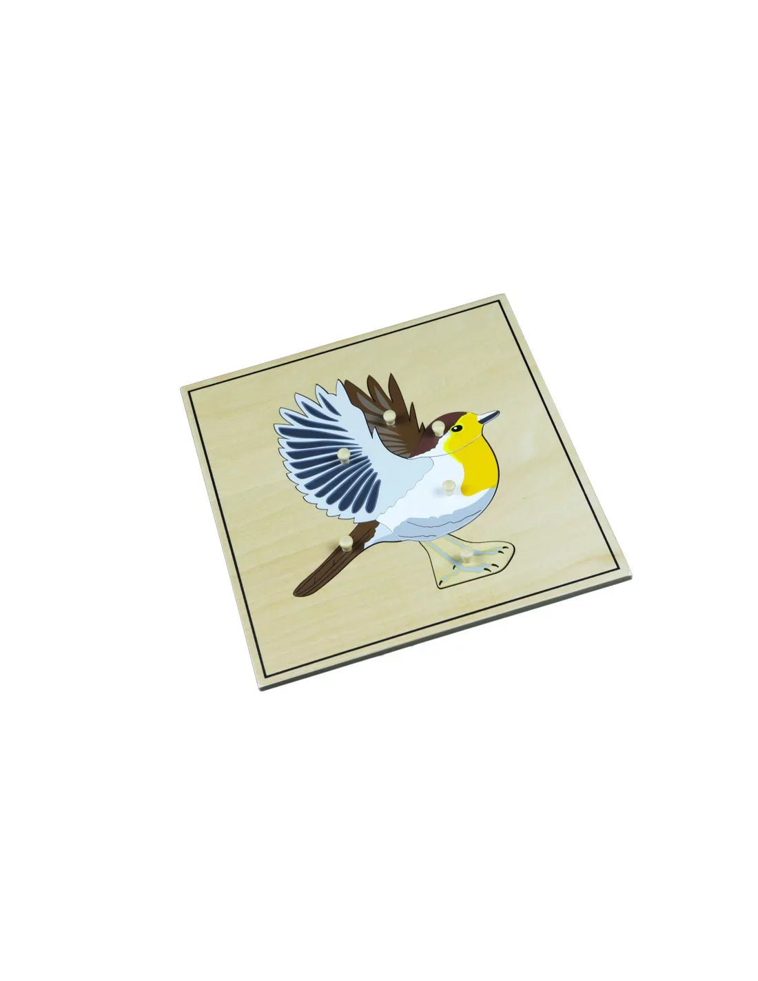 Moyo Montessori - Montessori puzzel - Vogel - Playlaan