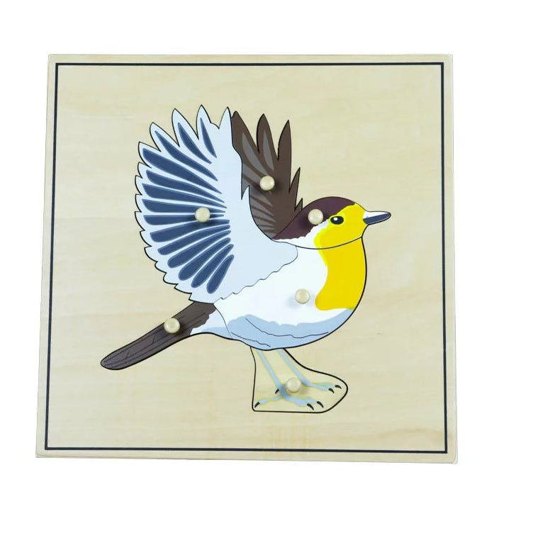 Moyo Montessori - Montessori puzzel - Vogel - Playlaan