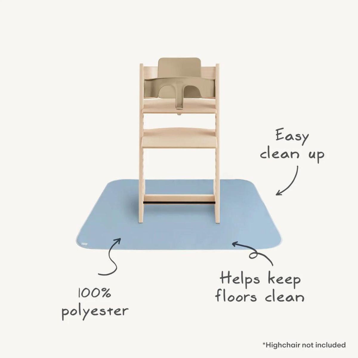 Mushie - Mushie - Knoeimat Regenboog (108x108cm) - Playlaan