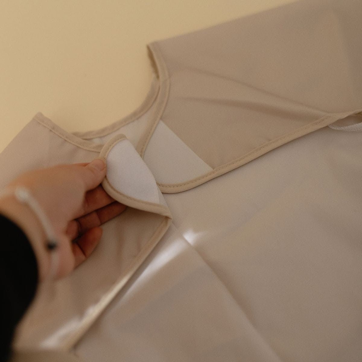 Mushie - Mushie - Slabbetje met lange mouwen - Regenboog - Playlaan