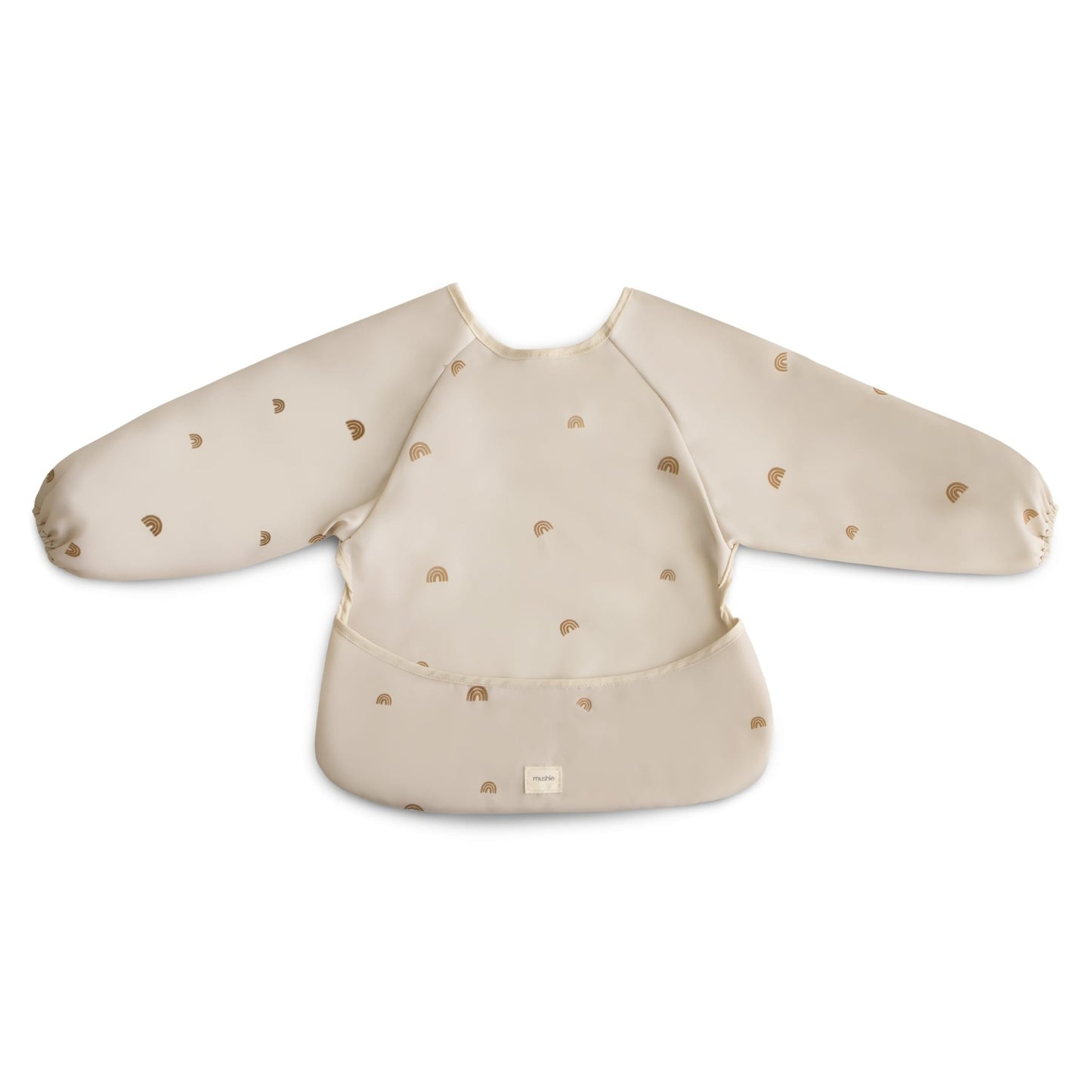 Mushie - Mushie - Slabbetje met lange mouwen - Regenboog - Playlaan