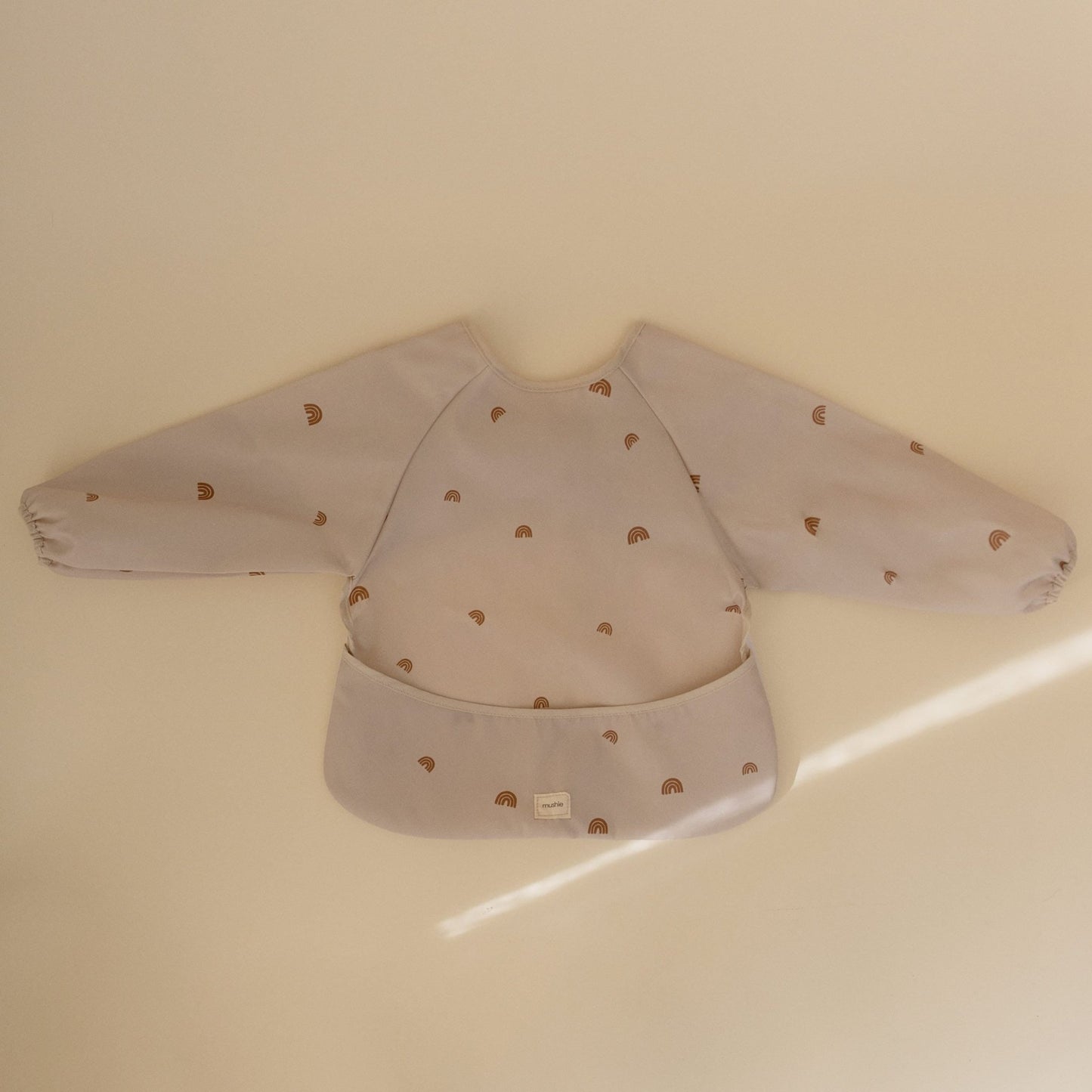 Mushie - Mushie - Slabbetje met lange mouwen - Regenboog - Playlaan