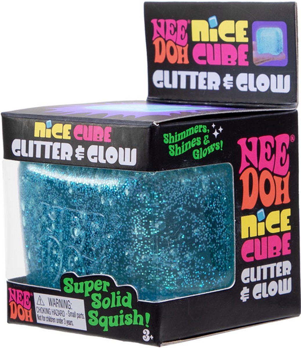 Needoh - Needoh - Glitter & Glow Nice Cube 1st assorti - Playlaan
