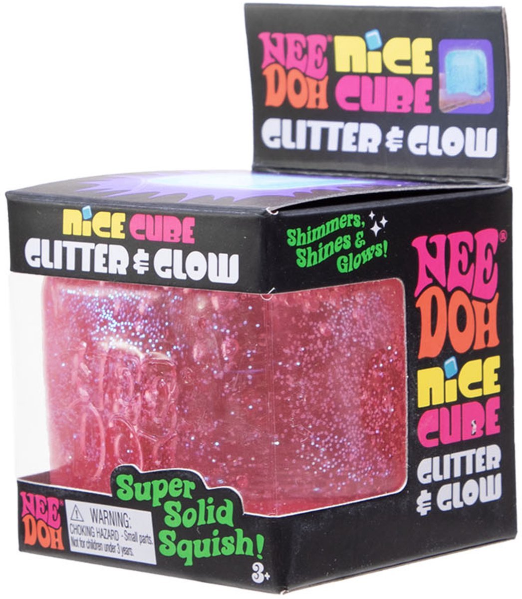 Needoh - Needoh - Glitter & Glow Nice Cube 1st assorti - Playlaan