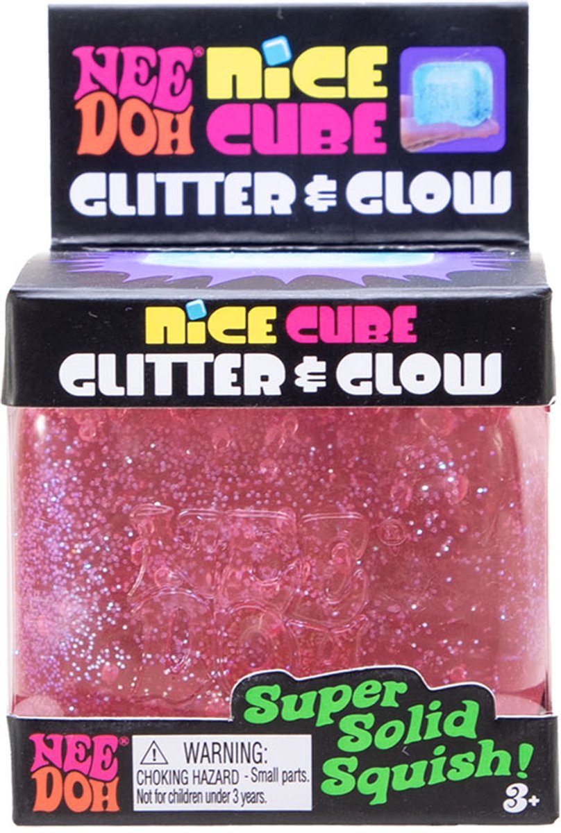 Needoh - Needoh - Glitter & Glow Nice Cube 1st assorti - Playlaan