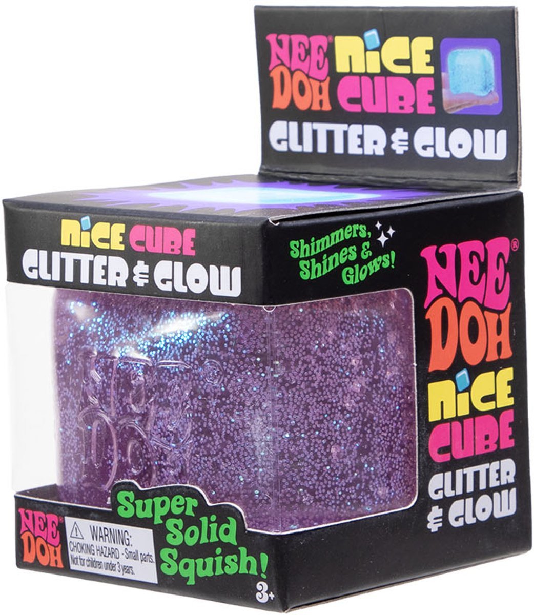 Needoh - Needoh - Glitter & Glow Nice Cube 1st assorti - Playlaan