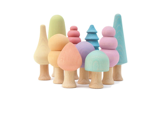 Ocamora - Forest - Houten Bomen Pastel - Playlaan