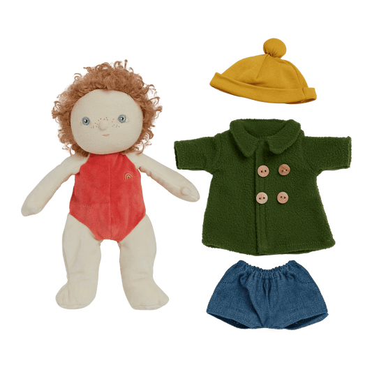 Olli Ella - Dress Me Dinky - Charlie Chestnut - Groen - Playlaan