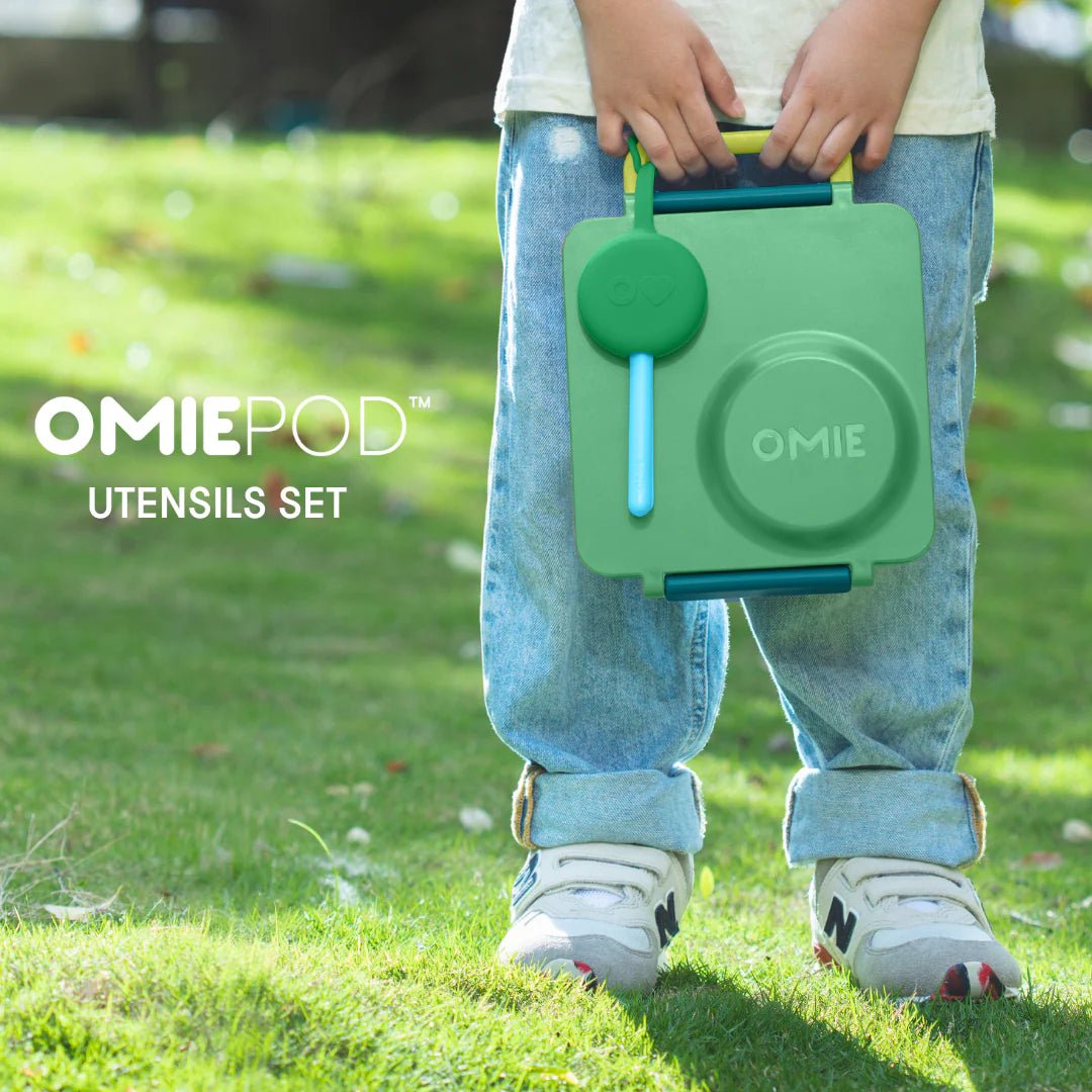 Omielife - Omielife - Bestekset in Hoesje OmiePod - Groen - Playlaan