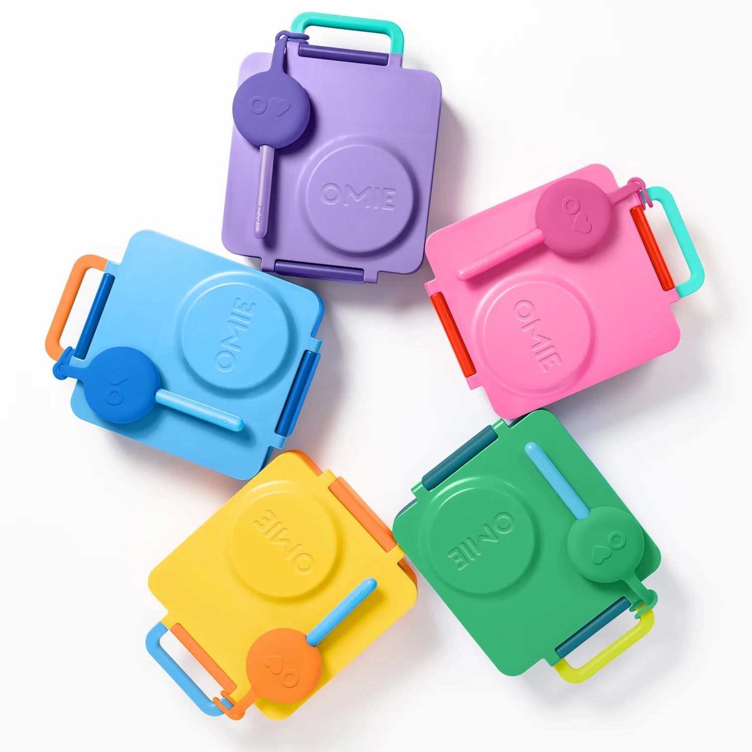 Omielife - Omielife - Bestekset in Hoesje OmiePod - Groen - Playlaan