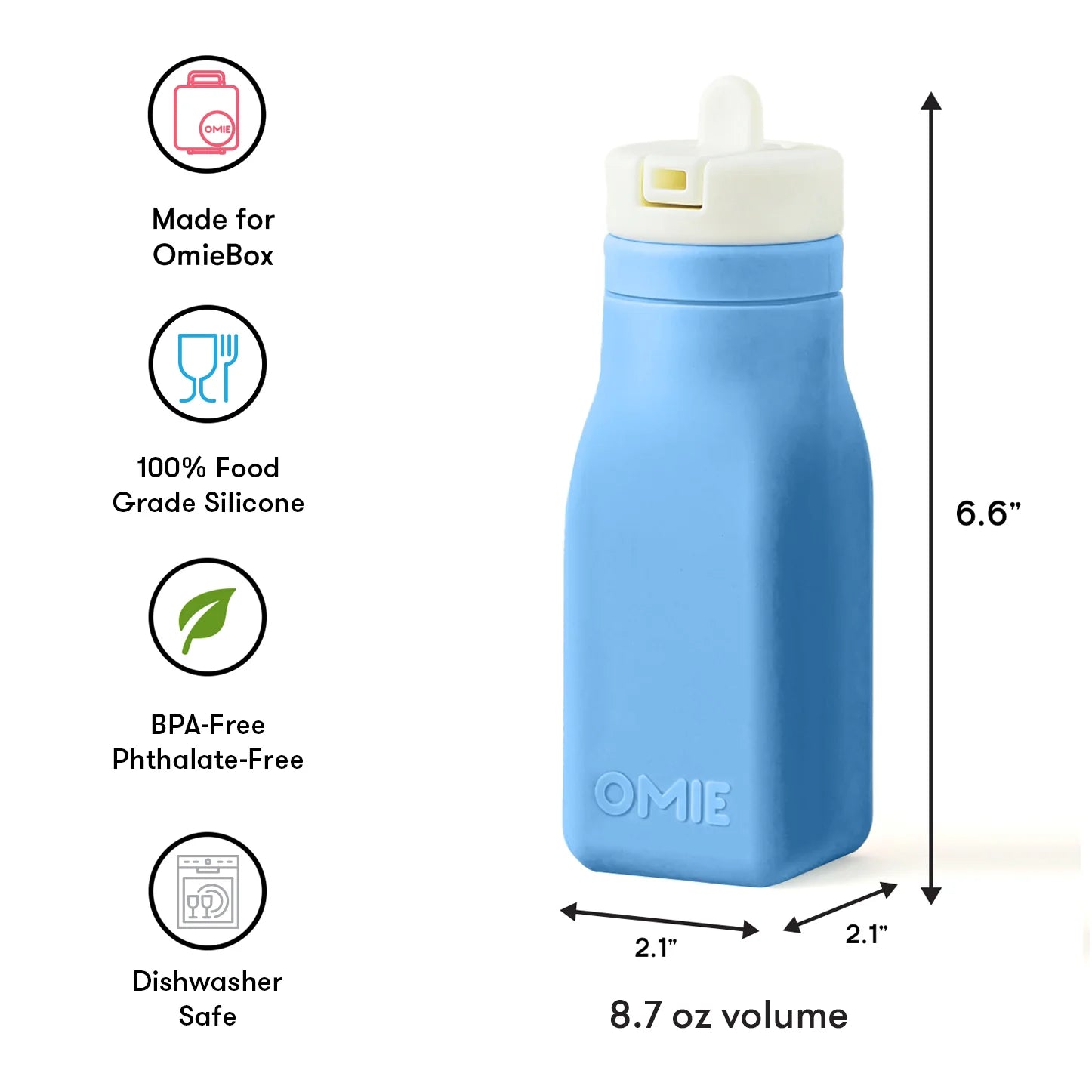 Omielife - Omielife - Omie drinkfles - blauw - Playlaan