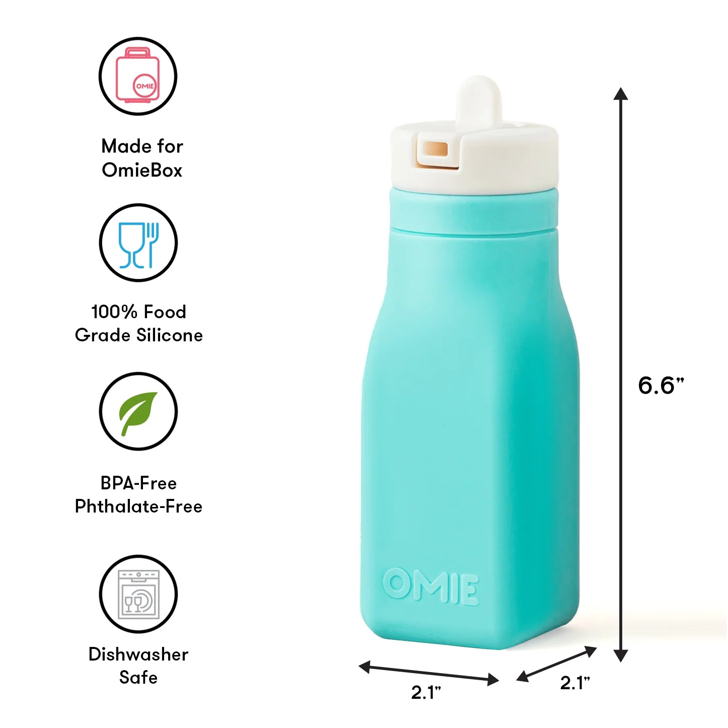 Omielife - Omielife - Omie drinkfles - teal - Playlaan