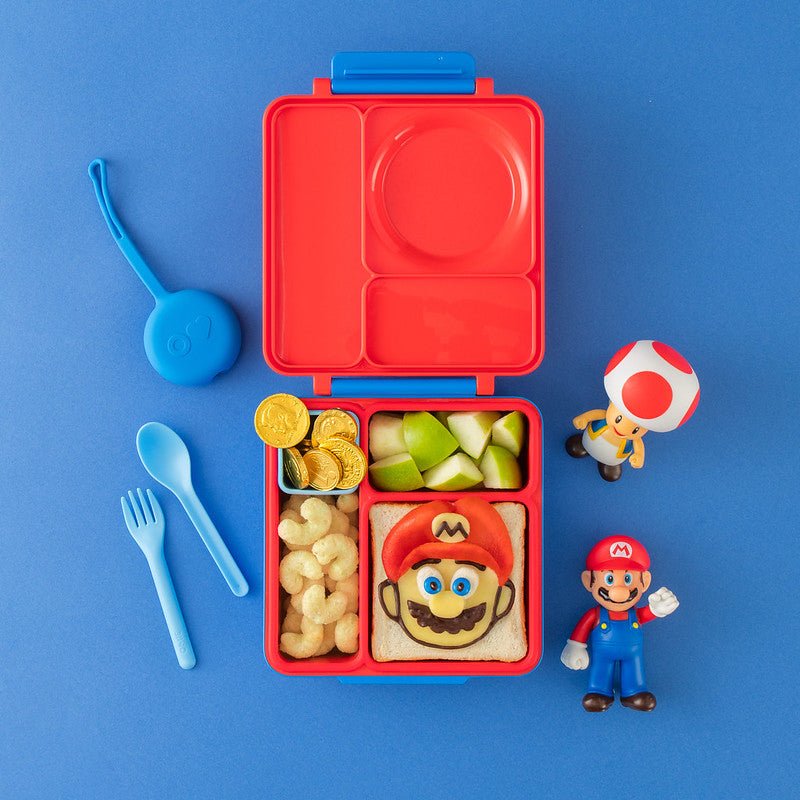 Omielife - Omielife - OmieBox Bento lunchbox met RVS thermos soepbeker - Scooter rood - Playlaan