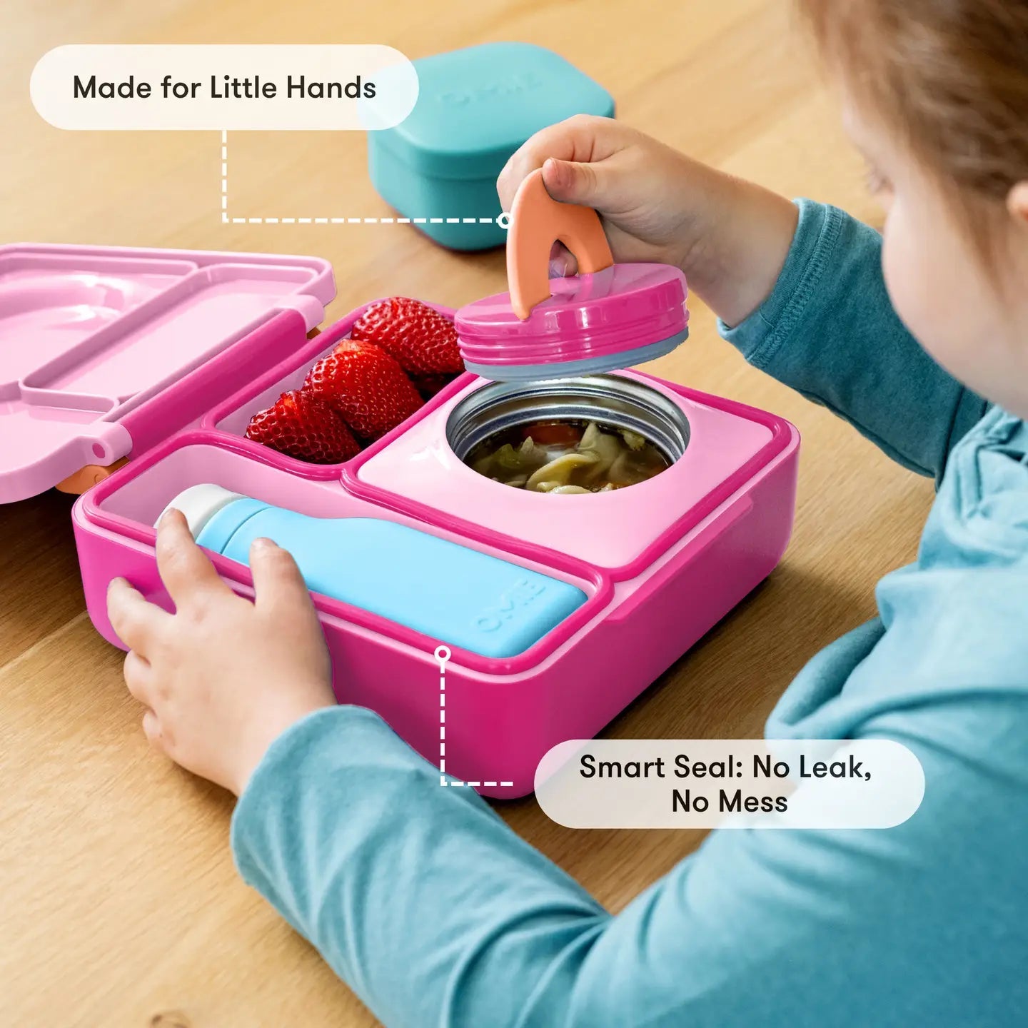 Omielife - Omielife - OmieBox Bento lunchbox - Pixie Roze - Playlaan