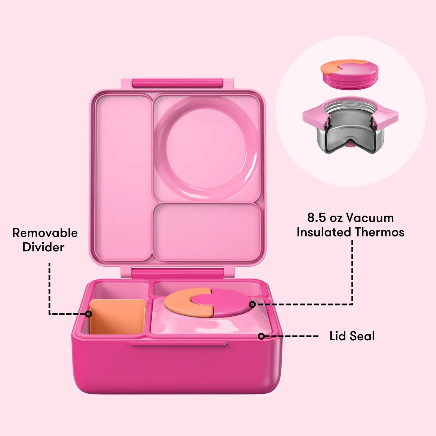 Omielife - Omielife - OmieBox Bento lunchbox - Pixie Roze - Playlaan