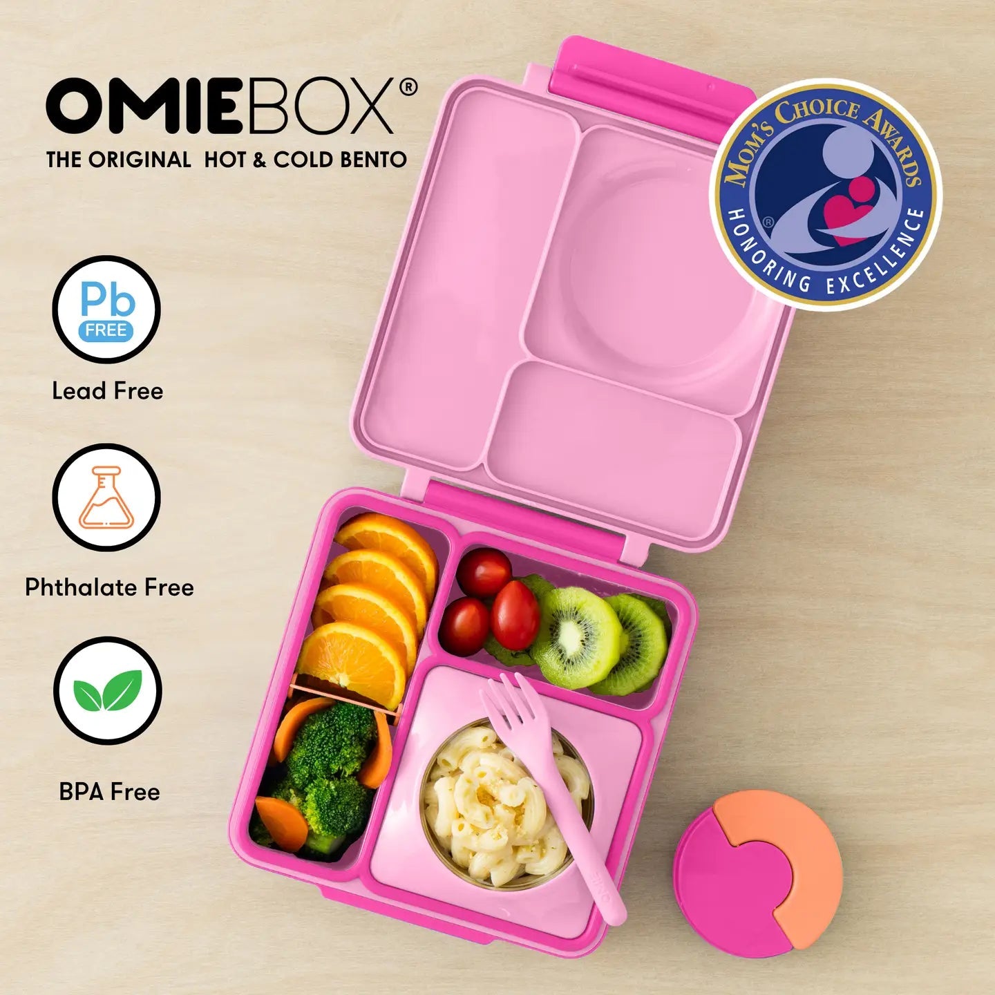 Omielife - Omielife - OmieBox Bento lunchbox - Pixie Roze - Playlaan
