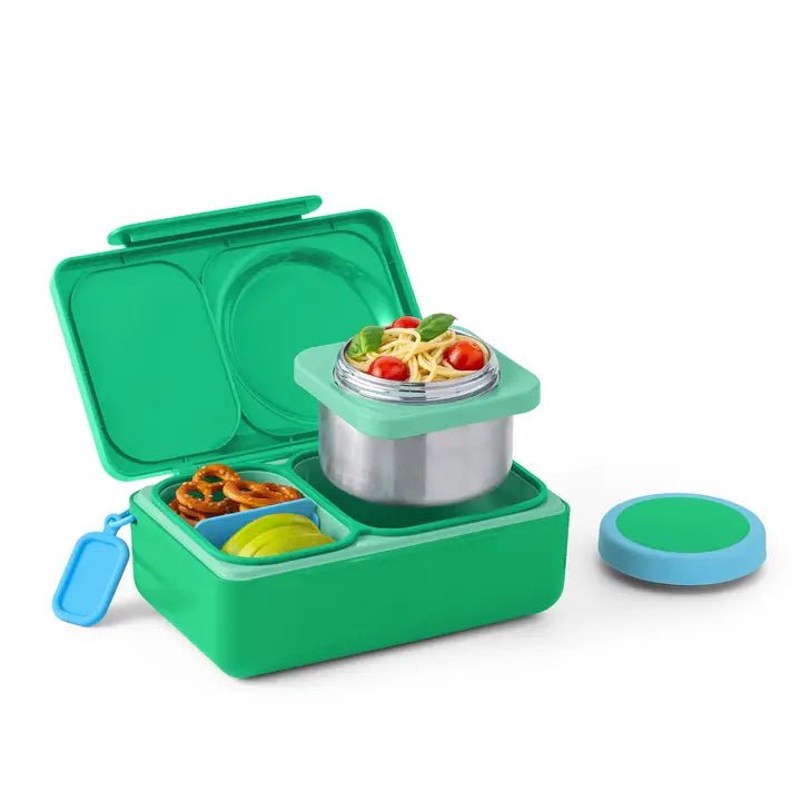 Omielife - Omielife - OmieBox UP Bento lunchbox met RVS thermos soepbeker - Jade Green - Playlaan