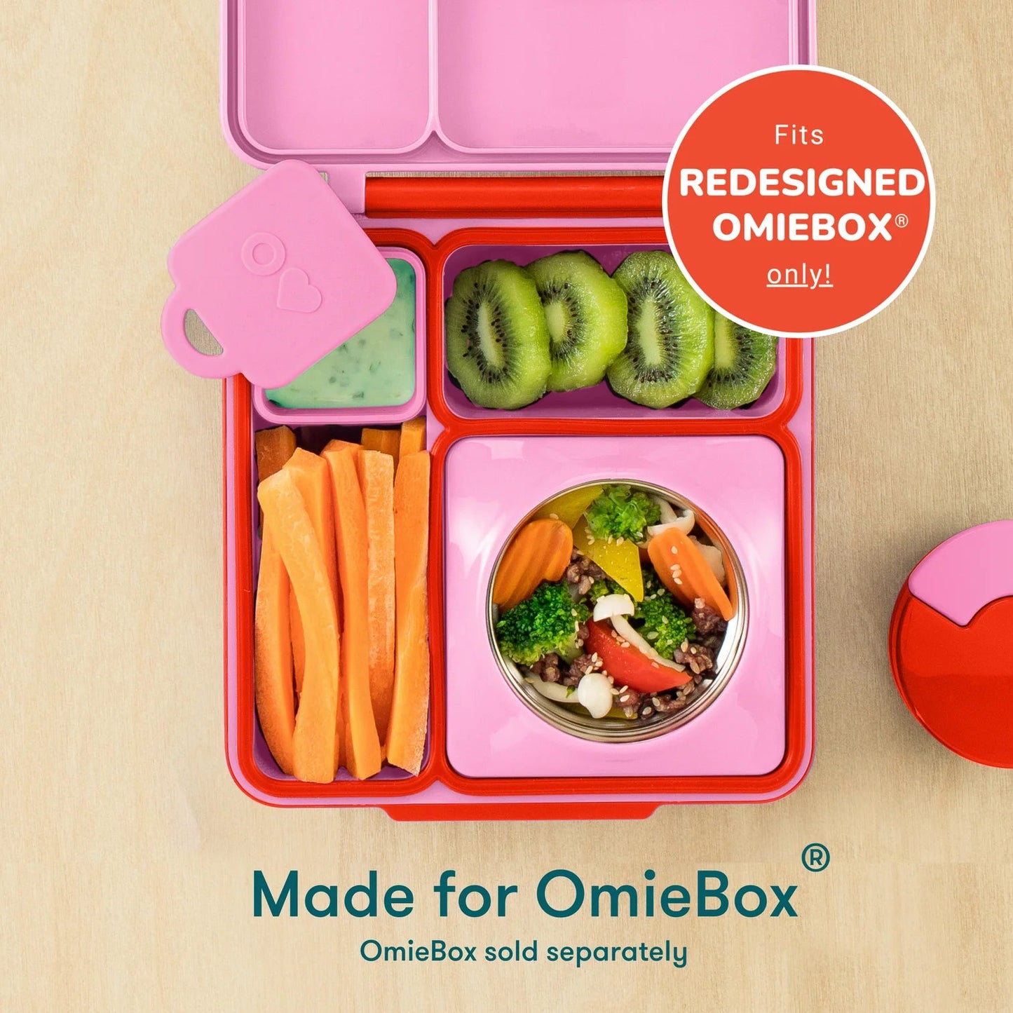 Omielife - Omielife - Omiedips roze - teal - Playlaan