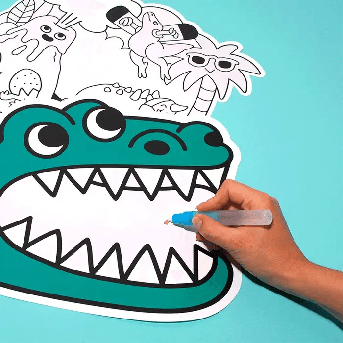 Omy - Omy - 2 magic placemats - Dinos - Playlaan