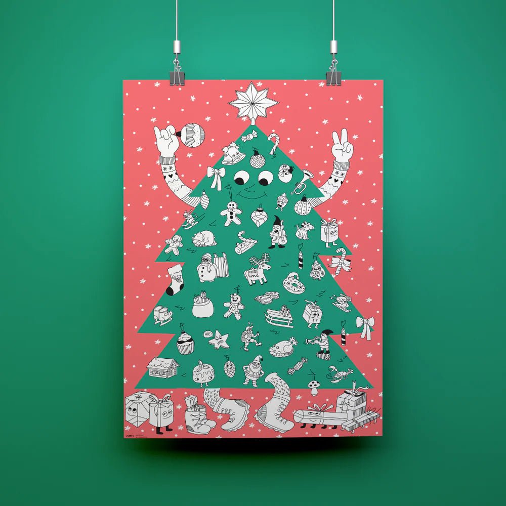 Omy - Omy - Christmas tree - Giant poster - Playlaan