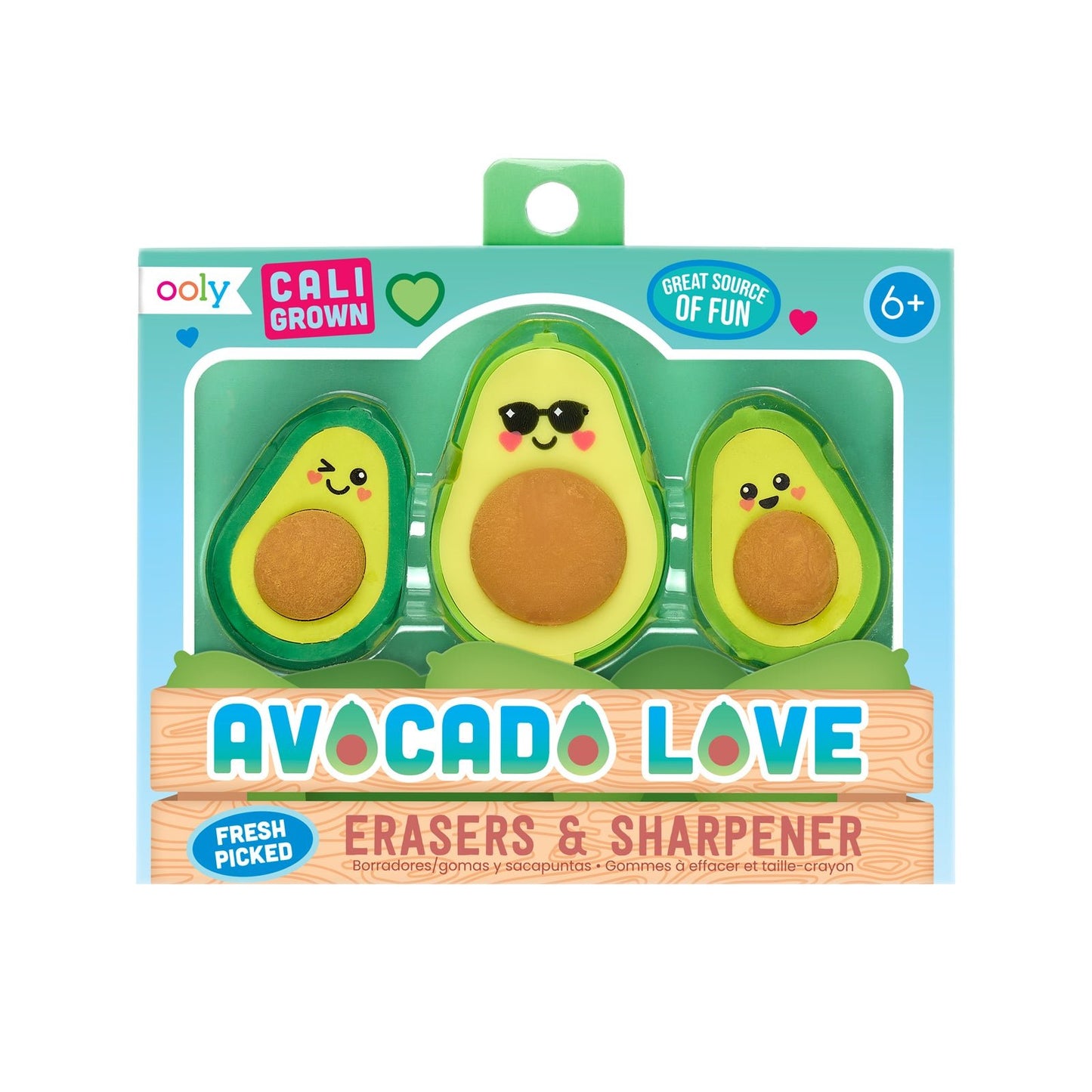 Ooly - Avocado Love Gum en Puntenslijper - Playlaan