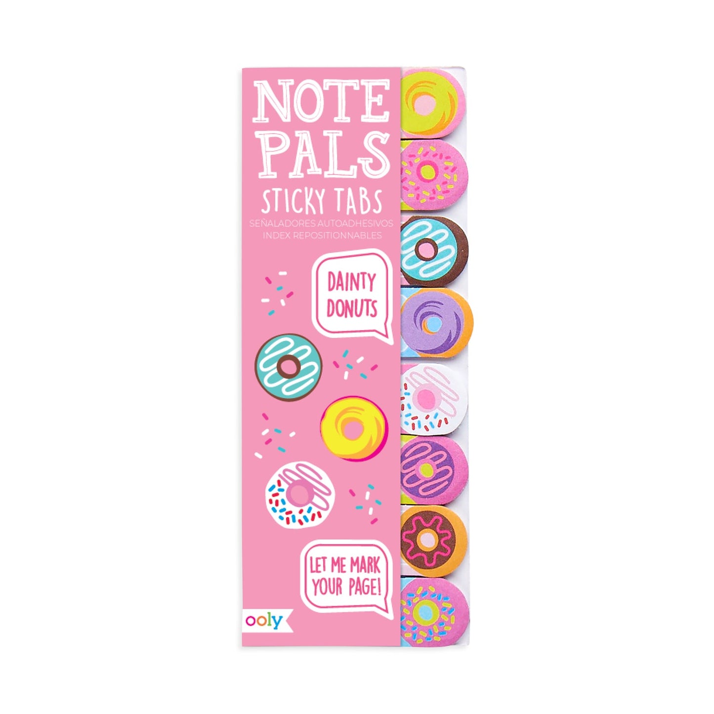 Ooly - Note Pals Sticky Tabs - Sierlijke Donuts - Playlaan