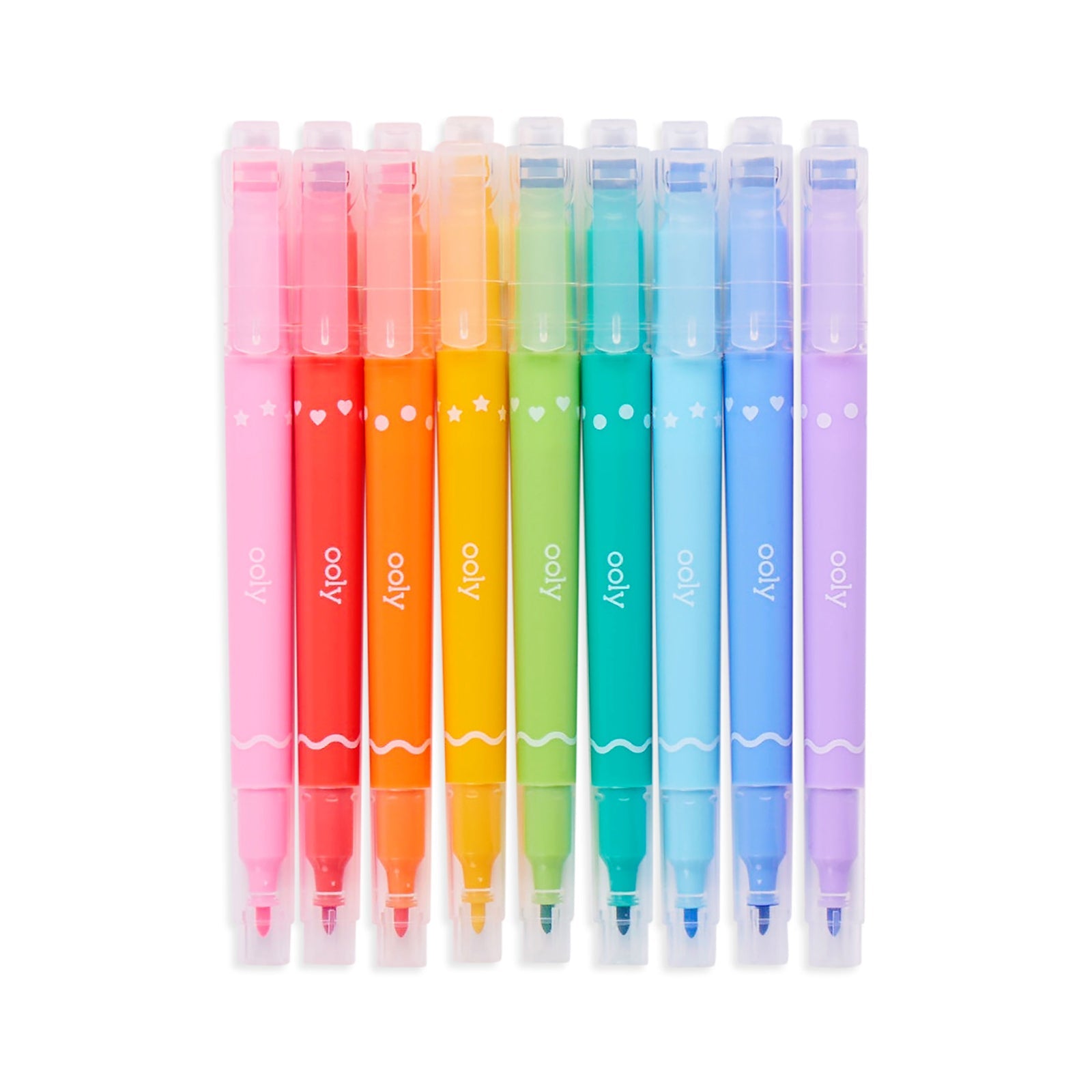 Ooly - Ooly – Confetti Stamp dubbelzijdige markers - Playlaan