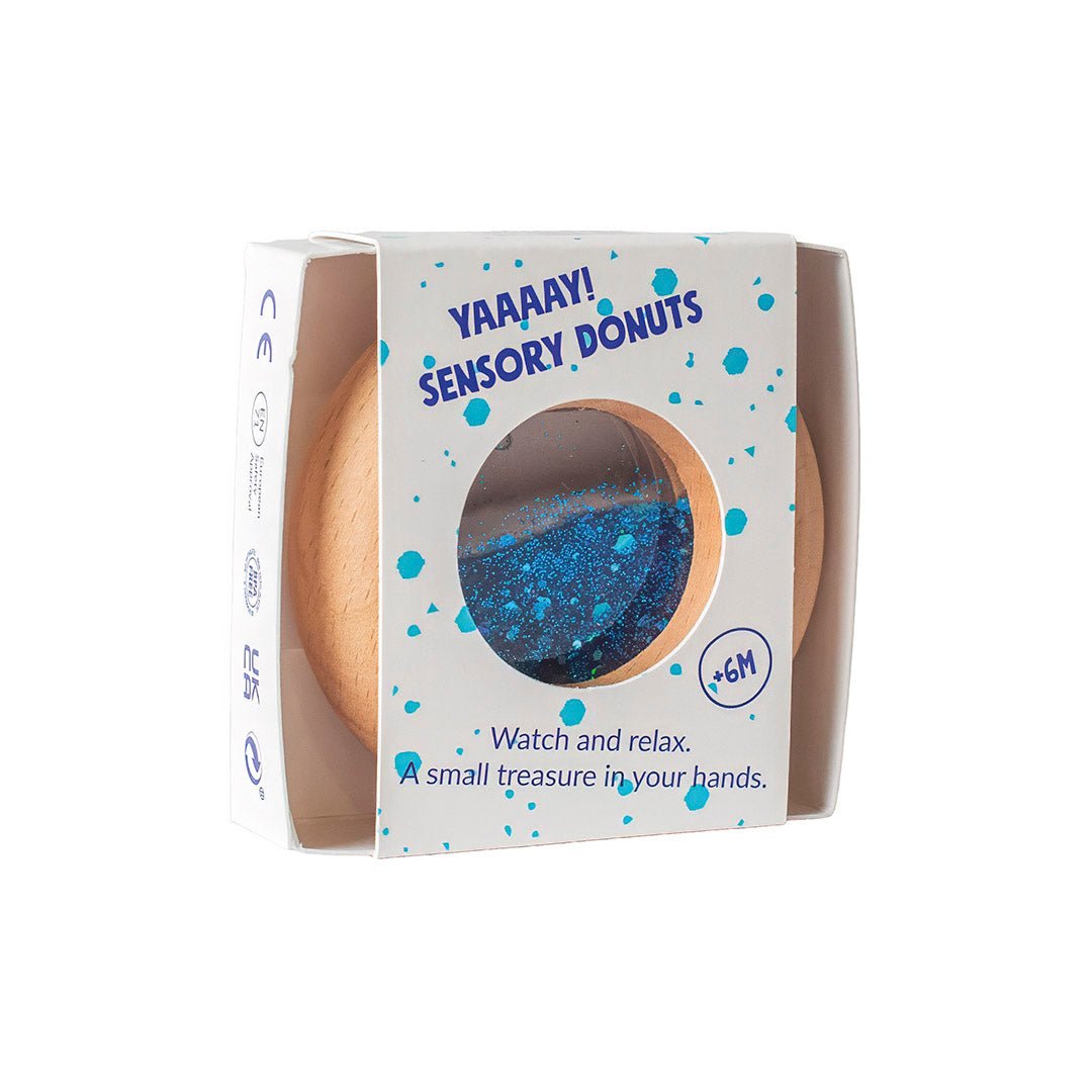 Petit Boum - Petit Boum - Sensorische Calm Donut - Blauw - Playlaan