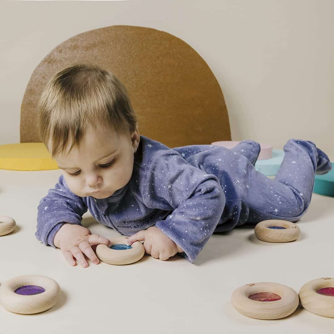 Petit Boum - Petit Boum - Sensorische Calm Donut - Groen - Playlaan