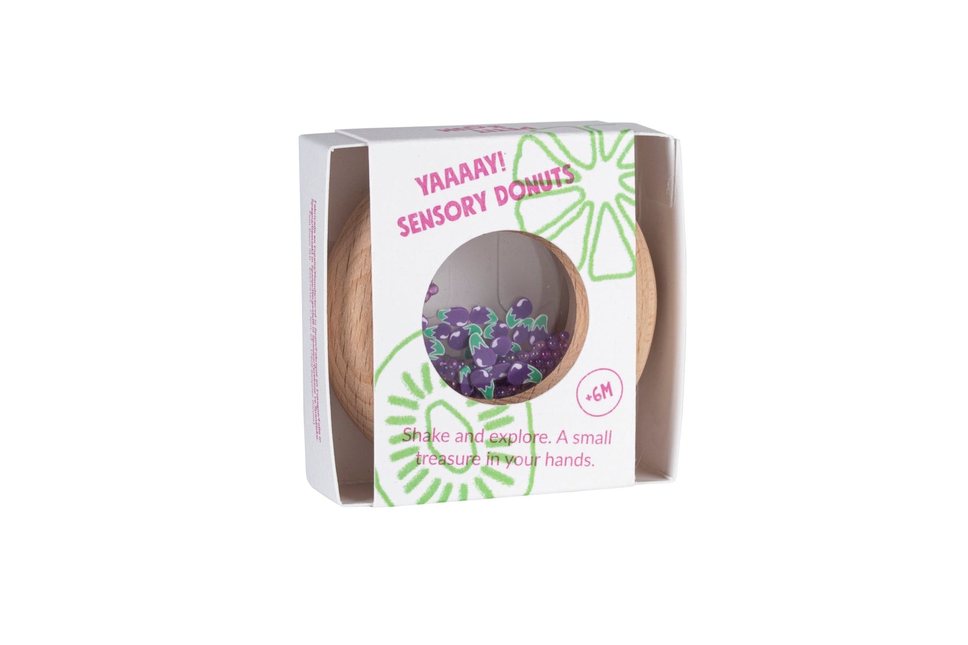 Petit Boum - Petit Boum - Sensorische Donut - Aubergine - Playlaan