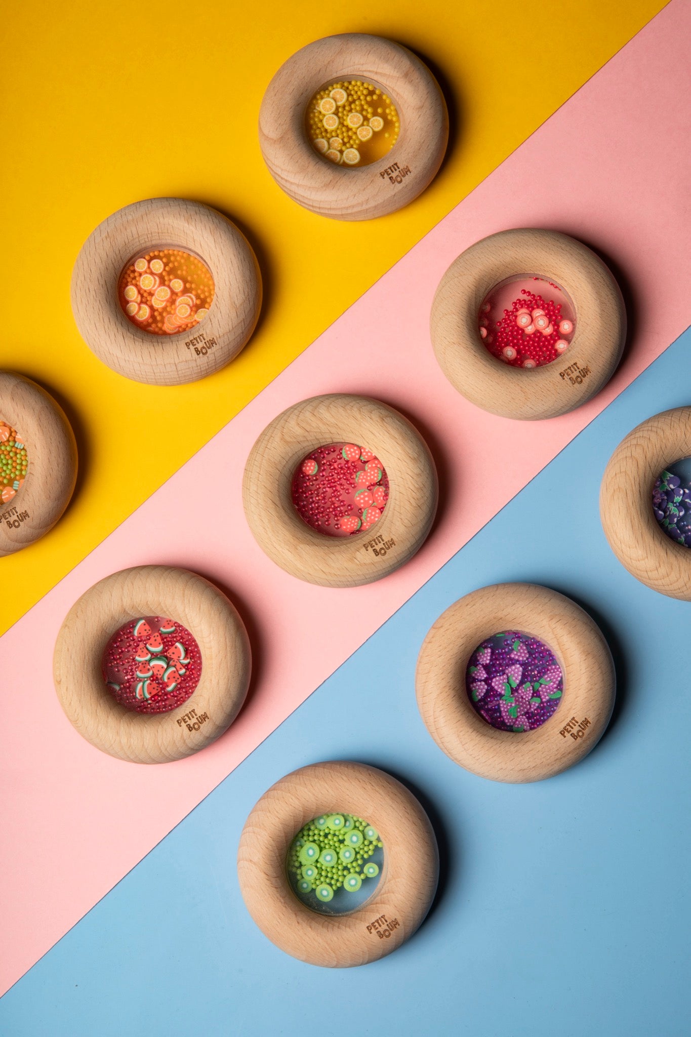 Petit Boum - Petit Boum - Sensorische Donut - Kiwi - Playlaan