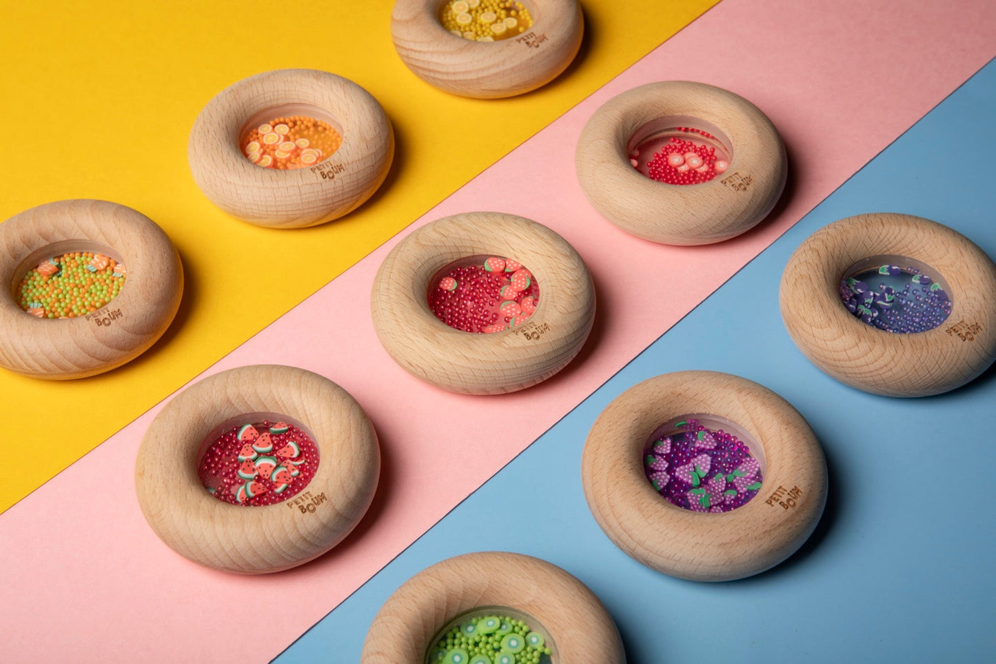 Petit Boum - Petit Boum - Sensorische Donut - Sinaasappel - Playlaan