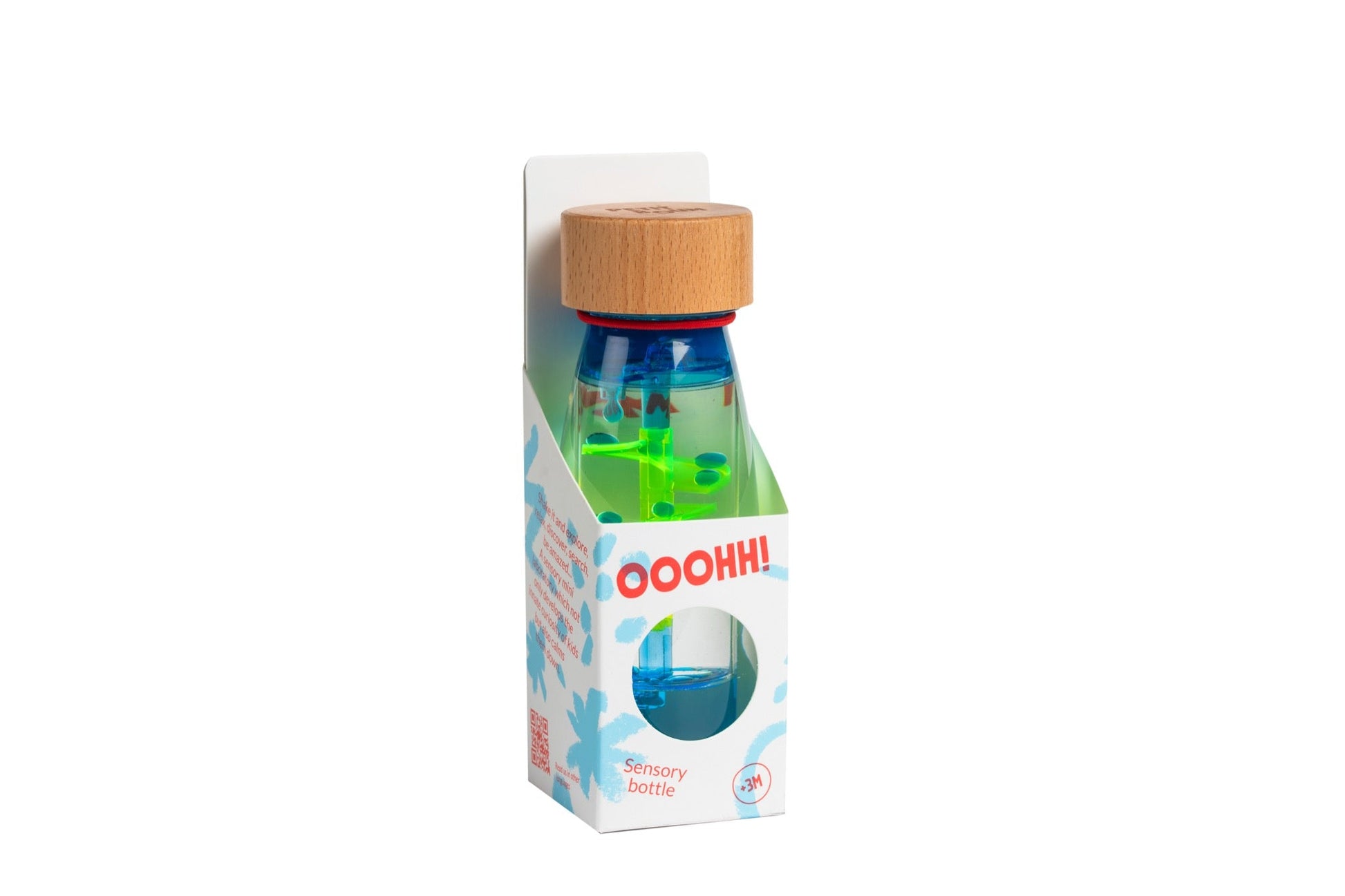 Petit Boum - Petit Boum - Sensorische Fles Move - Spiraal Blauw - Playlaan