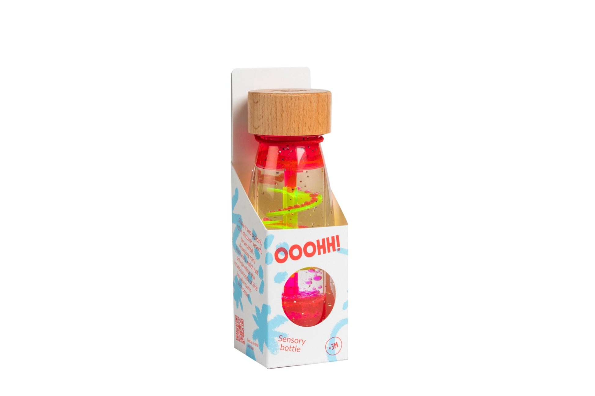 Petit Boum - Petit Boum - Sensorische Fles Move - Spiraal Roze - Playlaan