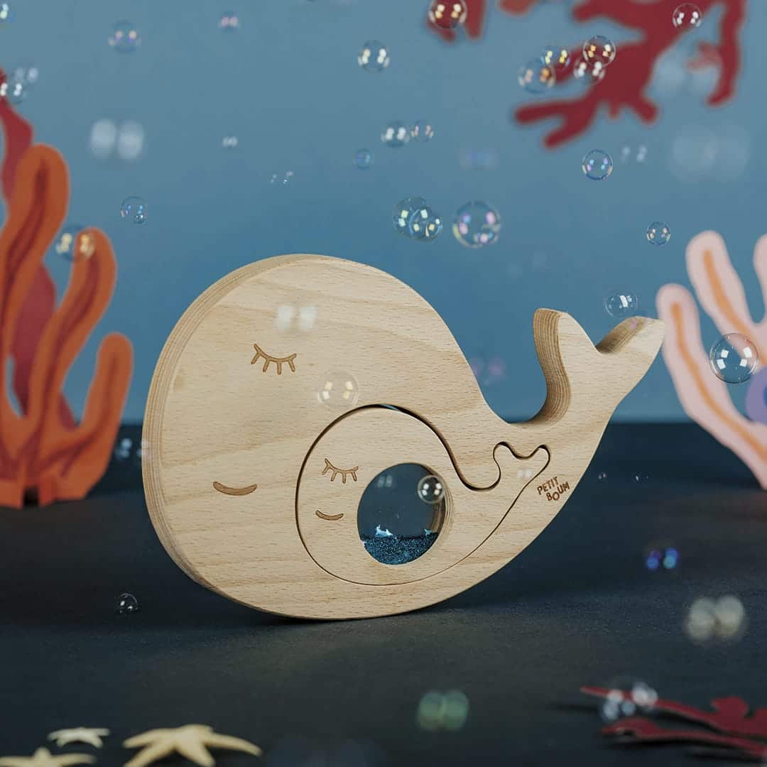 Petit Boum - Petit Boum - Sensorische puzzel Walvis - Playlaan