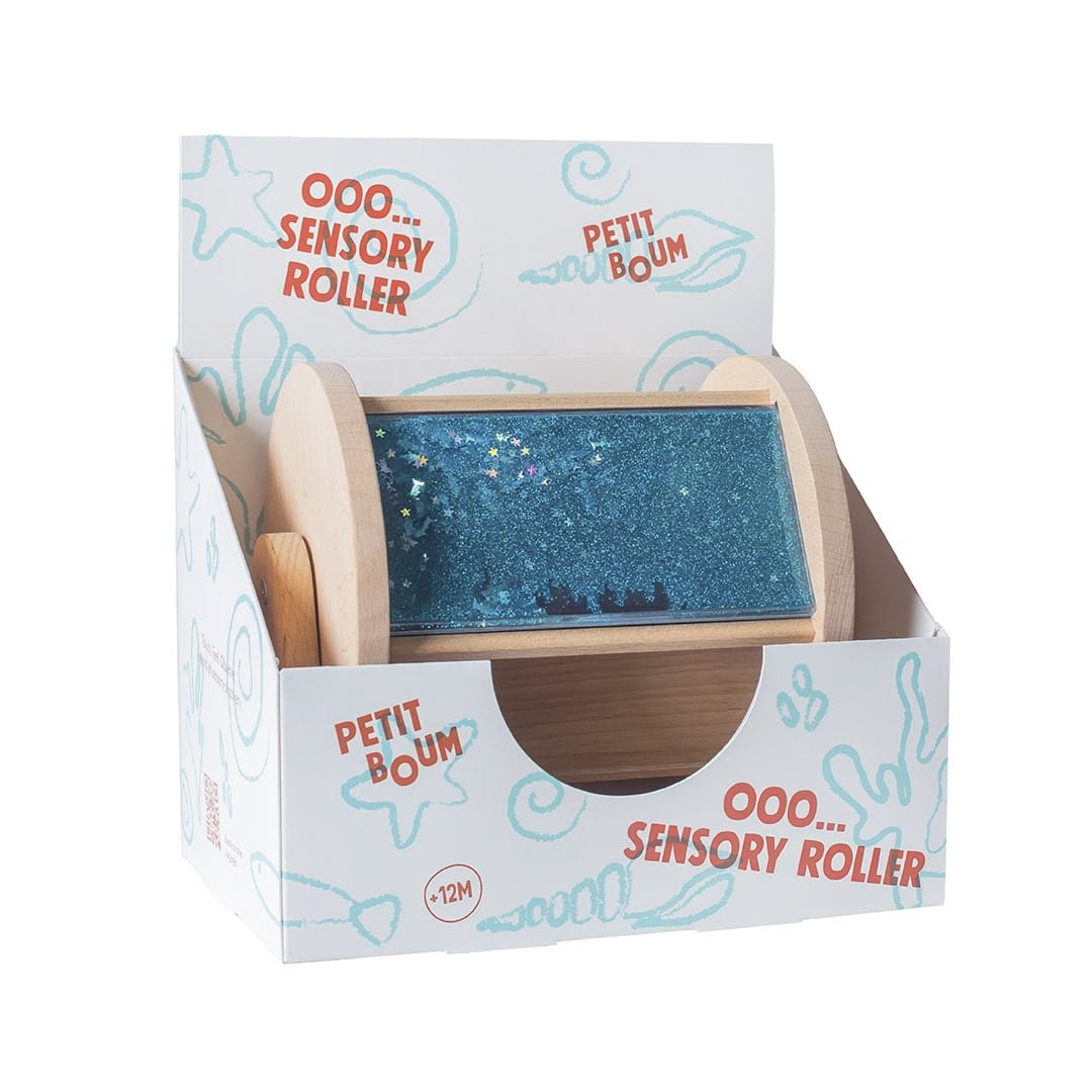 Petit Boum - Petit Boum - Sensorische roller met spiegel - Montessori - Playlaan