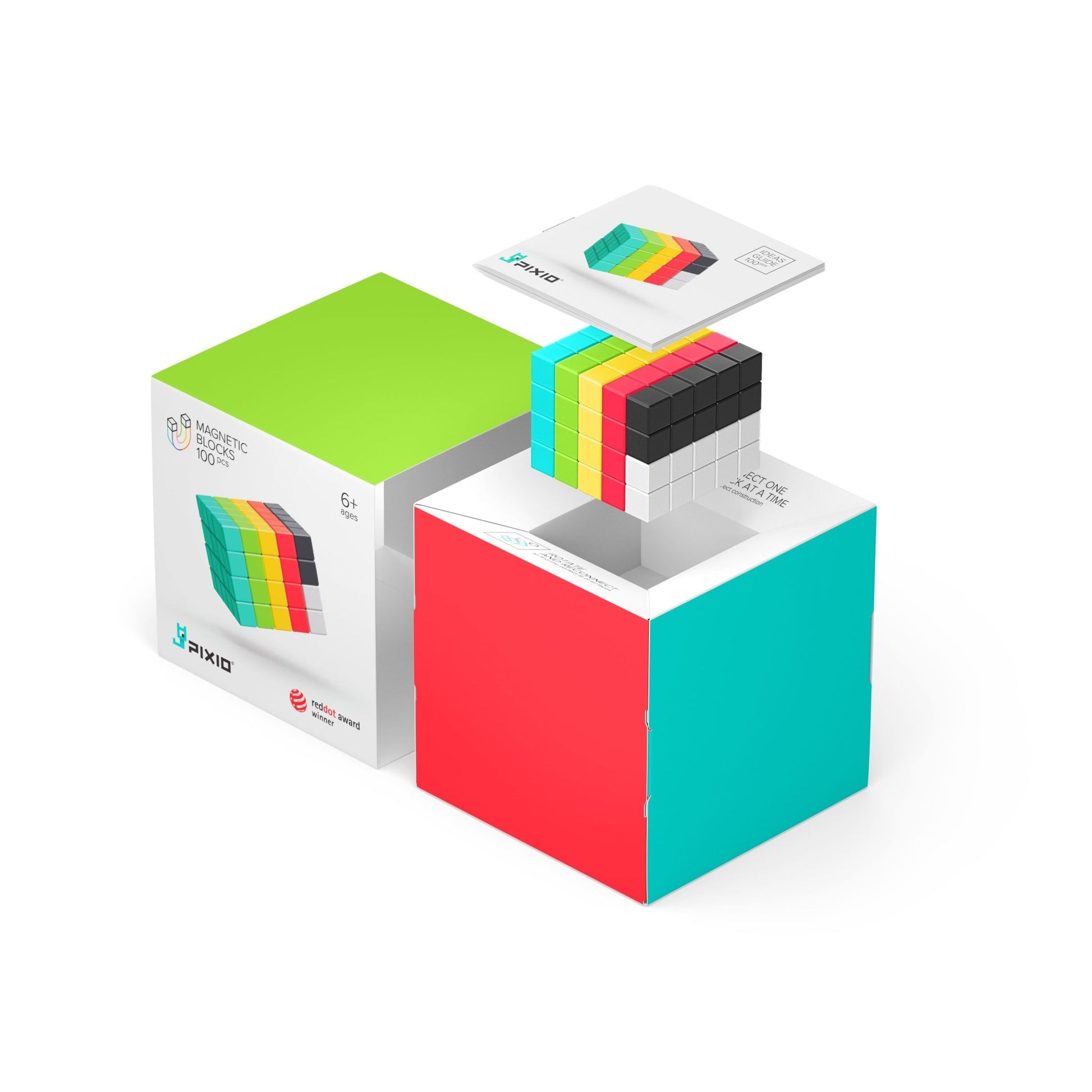 Pixio - Pixio - Magnetische blokjes 100st - Playlaan