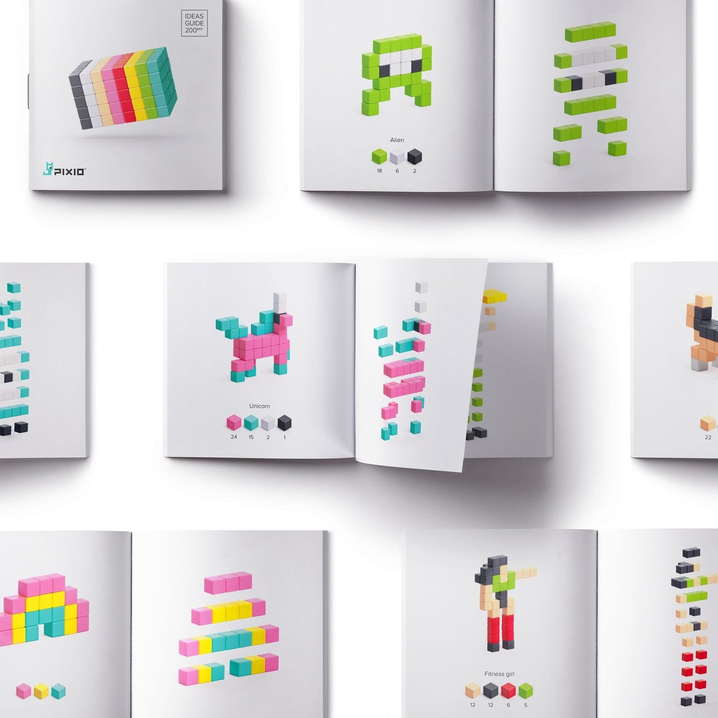 Pixio - Pixio - Magnetische blokjes 200st - Playlaan