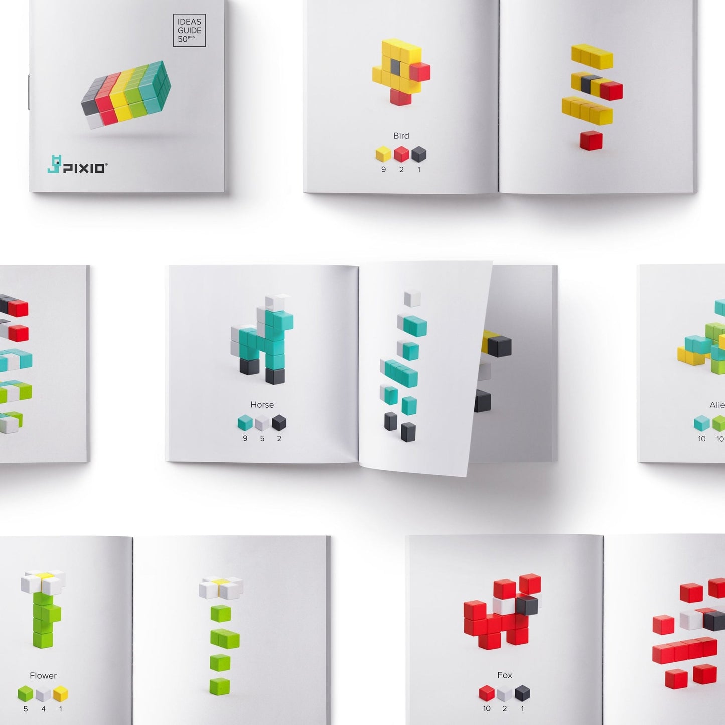 Pixio - Pixio - Magnetische blokjes 50st - Playlaan