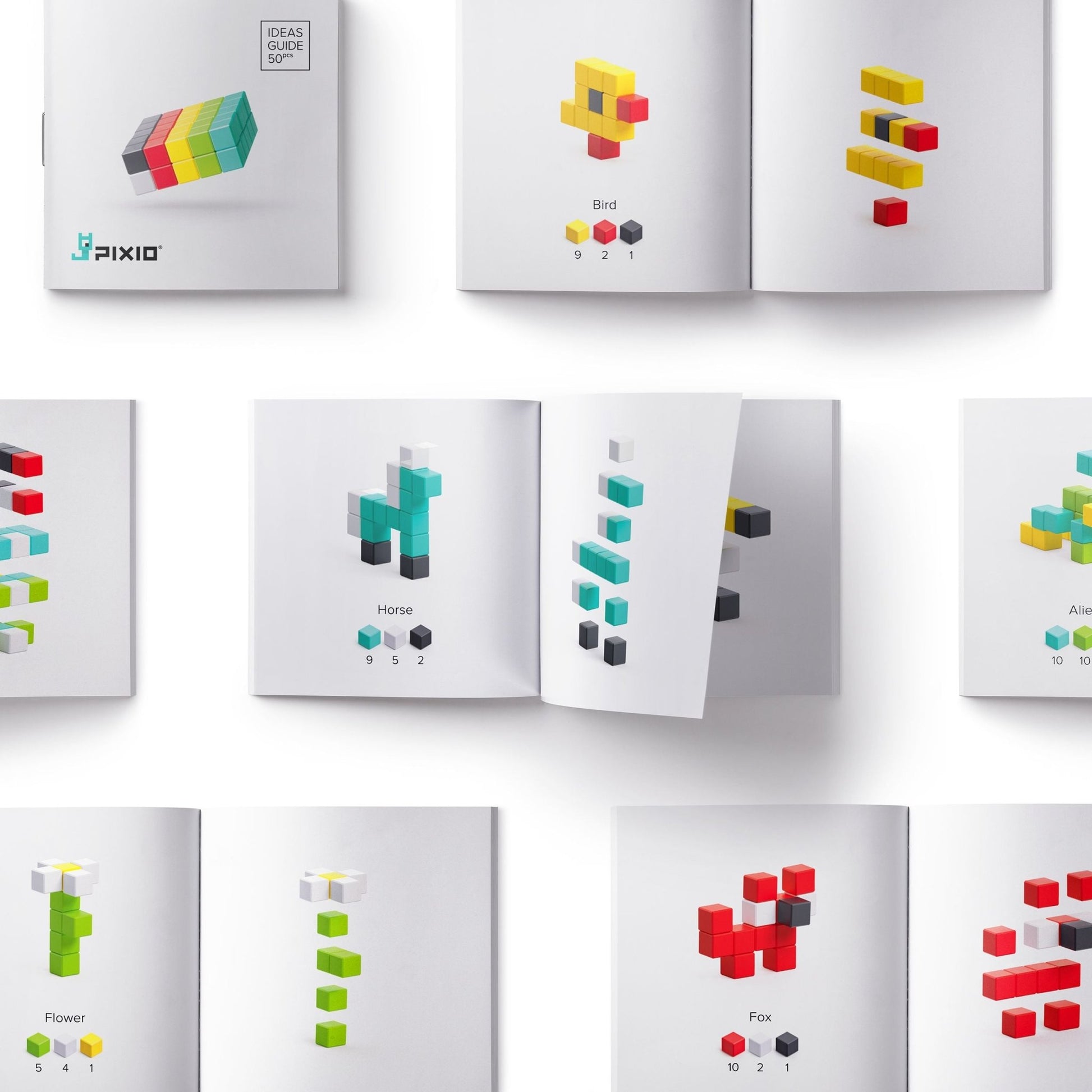 Pixio - Pixio - Magnetische blokjes 50st - Playlaan